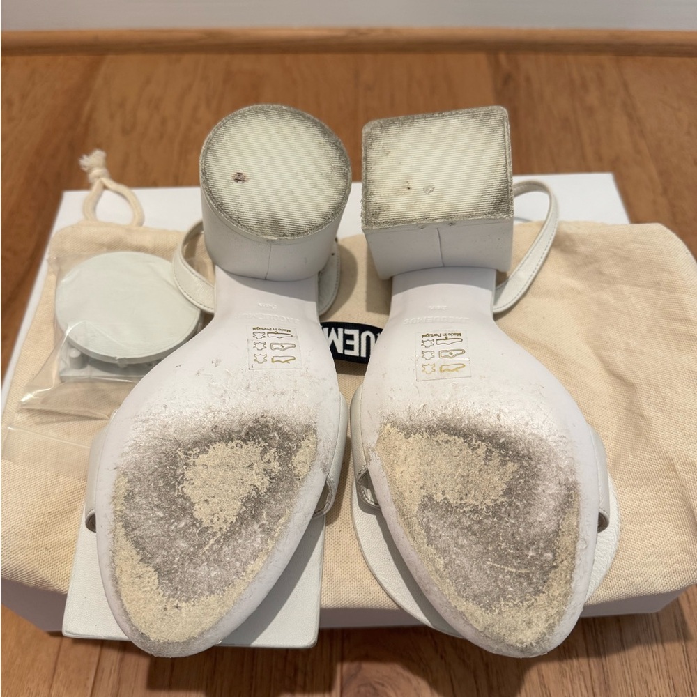 Jacquemus White Women's Sandals - Picture 4 of 6